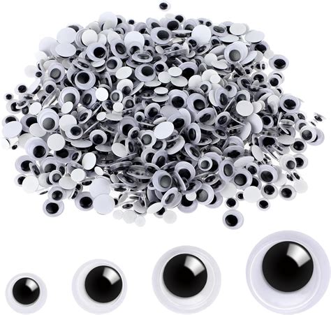 Wiggle Googly Eyes, Mixed Set of 50