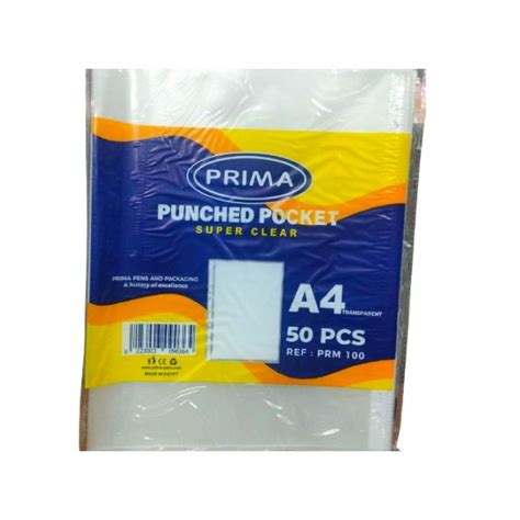 Prima U-Shape File Sleeve, A4, 50 Micron