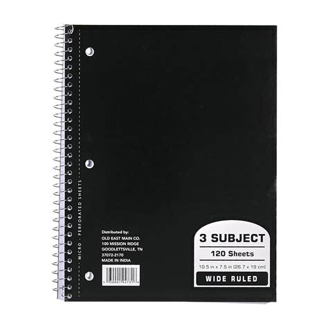 Mega A5 Block Note, 120 Sheets, 3 Subject