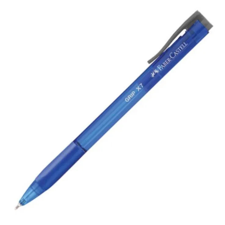 Faber-Castell Grip X7 Ballpoint Pen, 0.7mm, Blue