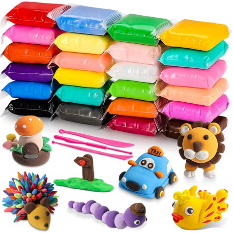 Ultra-Light Foam Clay Set, 12 Colors