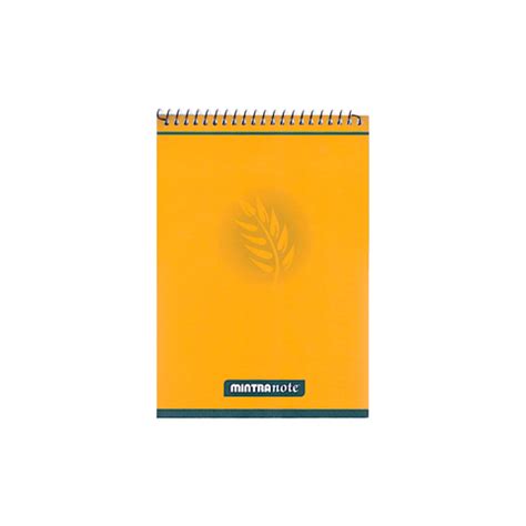 Mintra A5 Spiral Block Note, 60 Sheets