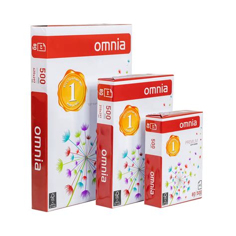 Omnia A4 Copy Paper, 80gsm, 500 Sheets