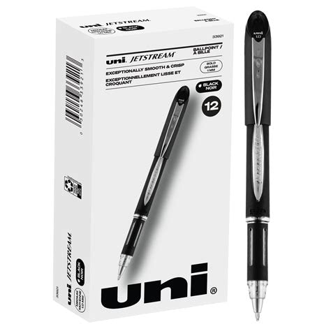 Uni-ball Lakubo Ballpoint Pen, 0.7mm, Black
